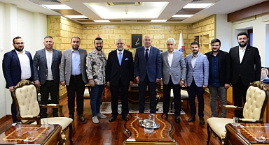 MÜSİAD Kahramanmaraş Şube Heyetinden Rektör Yasım’a ‘Hayırlı Olsun’ Ziyareti