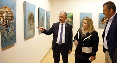 SANKO Sanat Galerisi’nde ‘Zaman Sızlar’ Temalı Resim Sergisi Açıldı