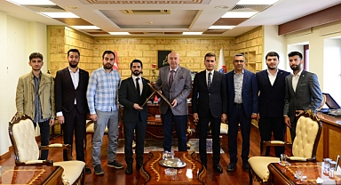 TÜGVA Kahramanmaraş İl Temsilciliği, Rektör Yasım’ı Ziyaret Etti