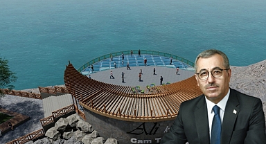 Ali Kayası Cam Teras'ın Temeli Atılıyor