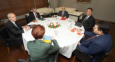 Altılı masa 8'inci kez toplandı