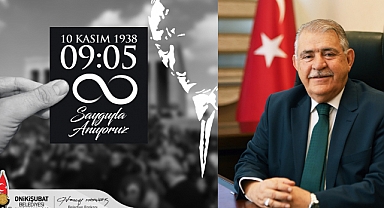 Başkan Mahçiçek’ten ‘10 Kasım’ mesajı