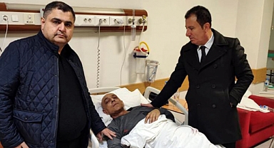 Buluntu’nun İlk ziyareti, tedavi gören Gazeteci dostuna oldu