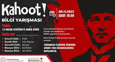 Büyükşehir, “Atatürk’ü Anma Günü” Temalı Kahoot Bilgi Yarışması Düzenliyor
