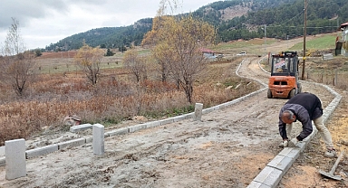 Büyükşehir’den Göksun Kırsalına 14 Bin Metrekare Kilit Parke