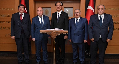 Güney Kore’nin Türkiye Büyükelçisinden Kahramanmaraş’a EXPO 2023 ziyareti