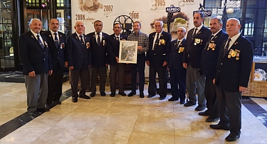 Kıbrıs Gazilerinden Kervancıoğlu’na Ziyaret!