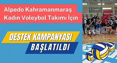 Alpedo Kahramanmaraş Voleybol Takımı İçin Destek Kampanyası Başlatıldı