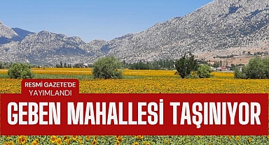 Andırın Geben Mahallesi Taşınıyor