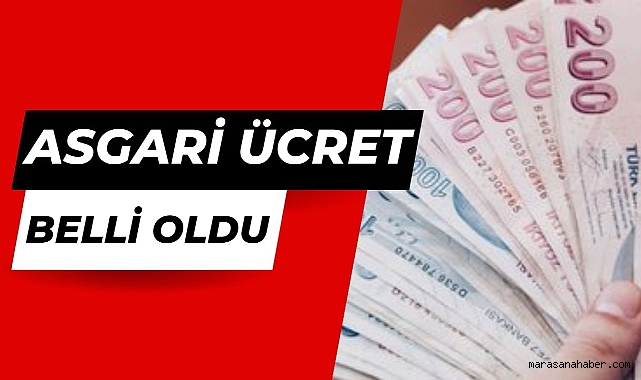 Asgari Ücret Belli Oldu