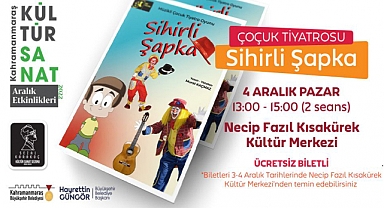 Büyükşehir’den Miniklere ‘Sihirli Şapka’ Gösterisi