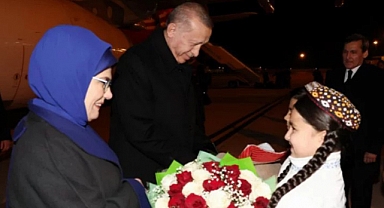 Cumhurbaşkanı Erdoğan Türkmenistan’da