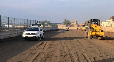 Dulkadiroğlu’ndan İstasyon Mahallesinde Yol Çalışması