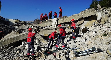 Kahramanmaraş'ta Gerçeğini Aratmayan Deprem Tatbikatı Yapıldı 