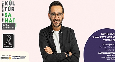 Kahramanmaraş'ta Sınav Kazandıran Taktikler Anlatılacak