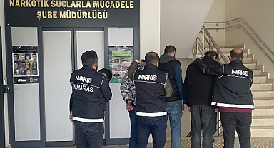 Kahramanmaraş’ta uyuşturucu ticareti şüphelisi 3 kişi tutuklandı