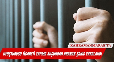 Kahramanmaraş’ta uyuşturucu ticareti yapma suçundan aranan şahıs yakalandı