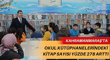 Kahramanmaraş’taki Okul Kütüphanelerindeki Kitap Sayısı 1 Milyonu Aştı