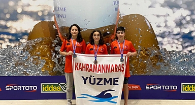 Kahramanmaraşlı Yüzücülerin Yıldızı Parlıyor