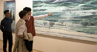 SANKO’da Görünüler Resim Sergisi Devam Ediyor