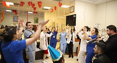 SANKO Üniversitesi Hastanesi'nde Yeni Yıl Kutlandı