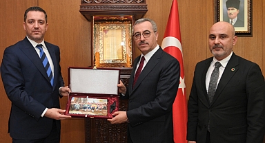 Başkan Güngör, Barolar Birliği Başkanı Sağkan'ı Ağırladı