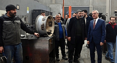 Başkan Güngör'den AKM Kahraman Makina'ya Ziyaret