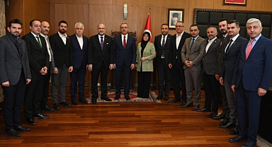 Başkan Güngör MÜSİAD Yönetimini Ağırladı