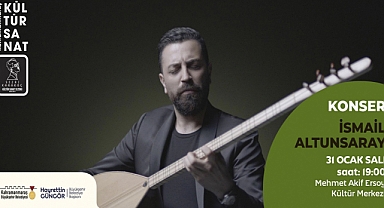 Büyükşehir'den İsmail Altunsaray Konseri