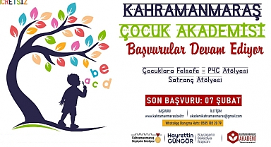 Büyükşehir’in Çocuk Akademisi’nde Kayıtlar Devam Ediyor