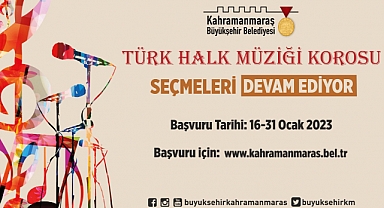 Büyükşehir’in Türk Halk Müziği ve Çocuk Korosunda Başvurular Sürüyor!