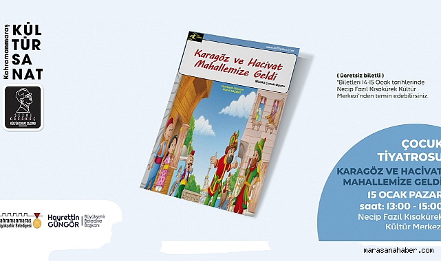 Hacivat ile Karagöz Vatandaşlarla Buluşacak