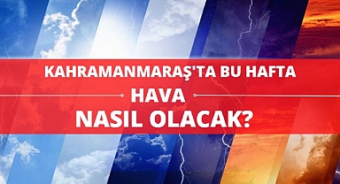 Kahramanmaraş'ta Bu Hafta Hava Nasıl Olacak?
