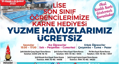 Üniversite sınavına hazırlanan öğrencilere Onikişubat Belediyesi'nden moral hediyesi