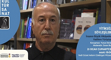 Yitiksöz Söyleşileri'nin Bu Ayki Konuğu Yunus Develi Olacak