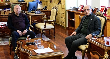 Cerrahpaşa Araştırma Üniversitesi Rektörü Aydın'dan Rektör Yasım'a Ziyaret