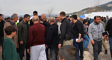 Bakan Soylu KSÜ’deki Depremzedeleri Ziyaret Etti