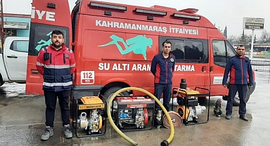 Kahramanmaraş Büyükşehir’den Şanlıurfa’ya Personel ve Ekipman Desteği