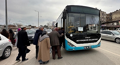 Kahramanmaraş’ta 16 Hatta Toplu Taşıma Hizmeti