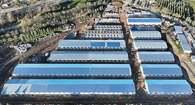 Karacasu’da Prefabrik Konutların Yapımı Tamamlanıyor