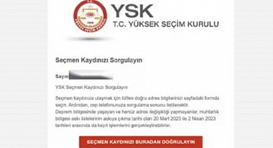 'Sorgulayın' e-postasına dikkat!