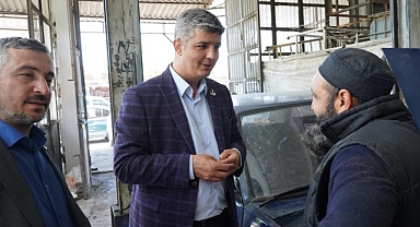 Aydoğar, sanayi esnafını ziyaret etti