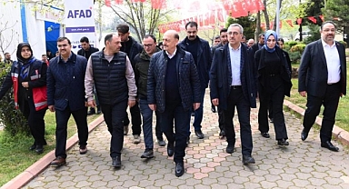 Başkan Güngör, Bakan Bilgin ile Saha Ziyareti Gerçekleştirdi