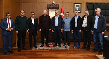 Başkan Güngör, Manisa Büyükşehir Belediye Başkanı Ergün’ü Ağırladı