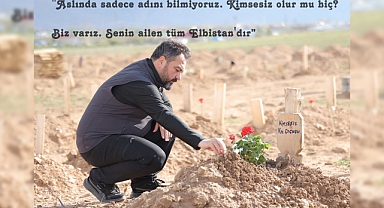 Elbistan’da deprem şehitlerinin kabirlerine ziyaret