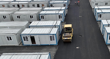 Elbistan Geçici Barınma Merkezi Asfaltlanıyor