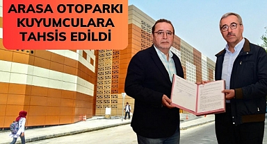 Arasa Otoparkı Kuyumculara Tahsis Edildi