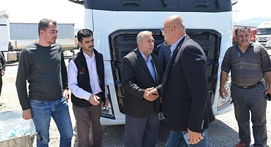 Bağlar, tır garajında vekil gibi karşılandı