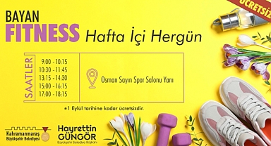 Büyükşehir’den Kadınlara Fitness ve Plates Eğitimi