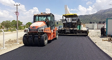 Göksun Konteyner Kent'te Asfalt ve Parke Tamamlanıyor